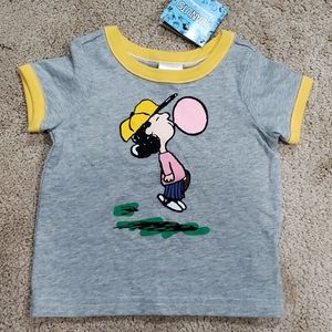 Hanna Andersson PEANUTS Lucy Baseball Shirt